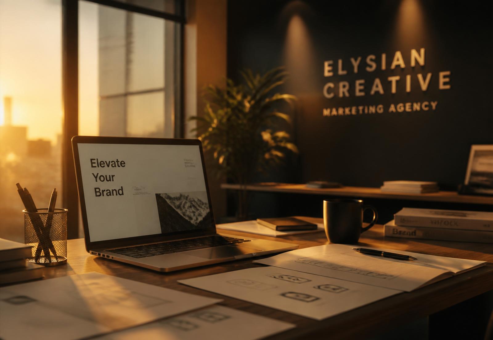 Marketing studio interior